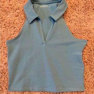 Abercrombie & Fitch Slate Blue Tank Top